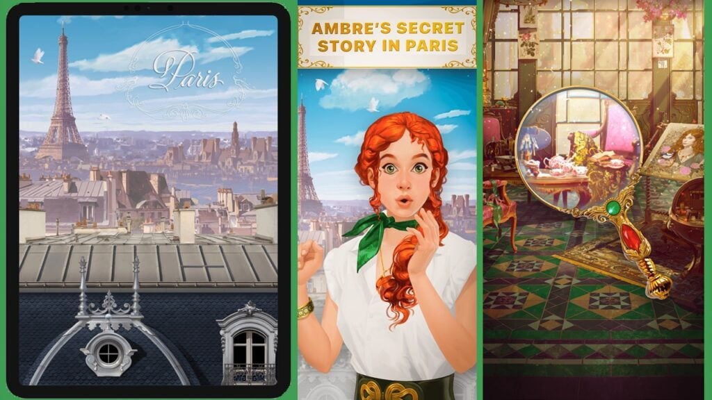 featured image for our news on Dazzly Stories: Ambre's Secret. It shows a girl with red hair. She's weating a green scarf and a white shirt.